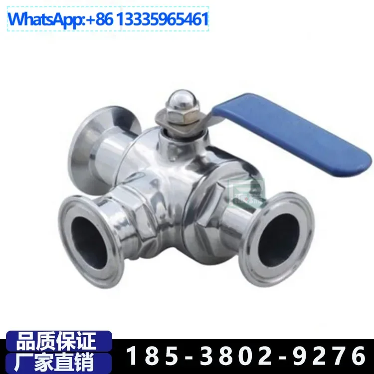 

2Pcs NPT thread buckle three-way L-type T-type ball valve, high platform three-way ball valve, threaded thread buckle 4 separate