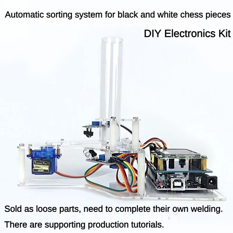 SG90 أبيض وأسود الشطرنج التلقائي فرز الإلكترونية التعليمية روبوت لروبوت اردوينو لتقوم بها بنفسك عدة UNO للبرمجة روبوت كيت