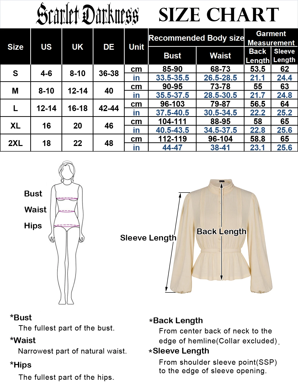 SD Blouse Women Vintage Renaissance Drawstring Waist Shirt Breathable Long Sleeve Stand Collar Tops Blusa Feminina