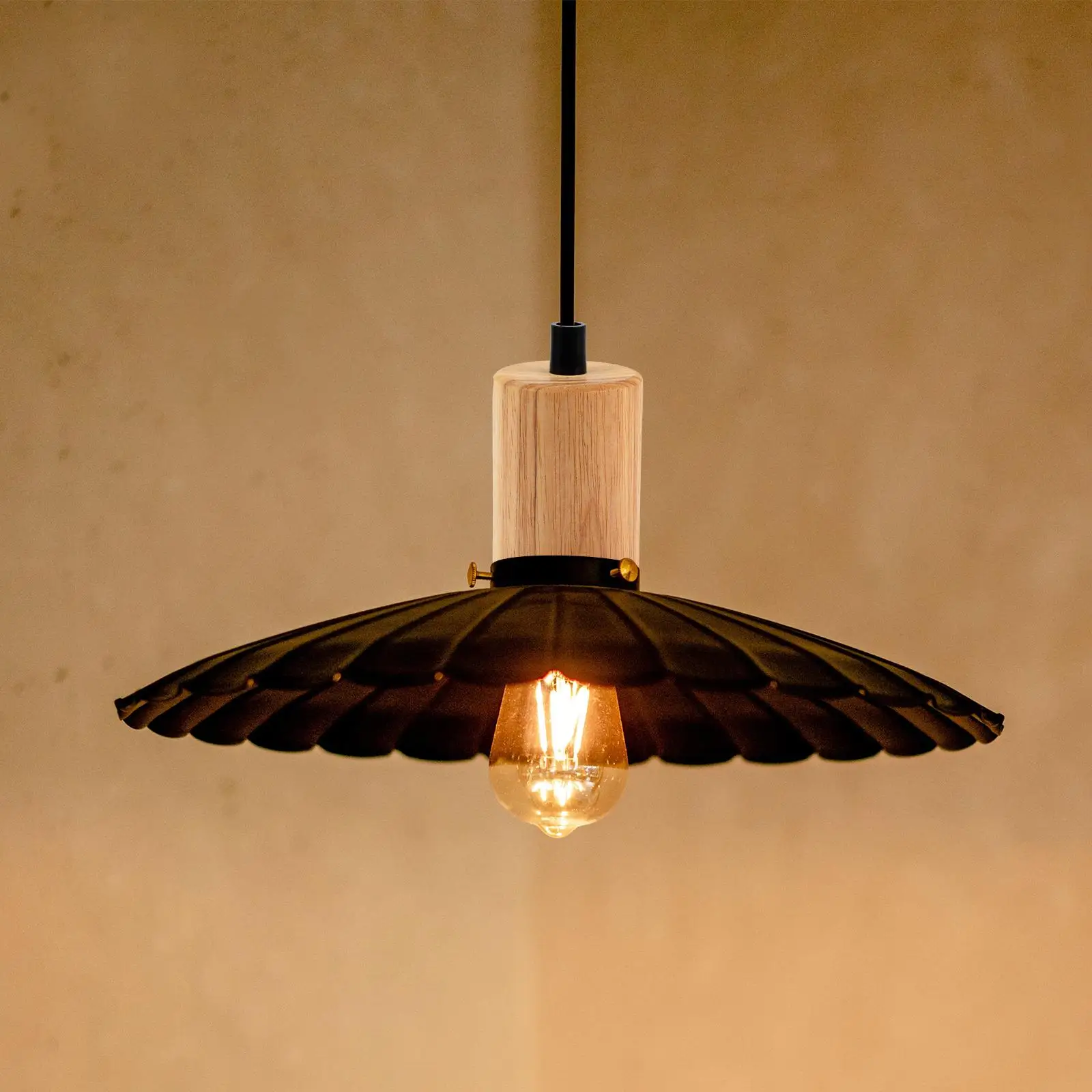 Wooden Lamp Holder E27 Socket Small Hanging Base Ivory Plastic Accessories Light Bulb Adapter Chandelier Lamp Holder Ceiling