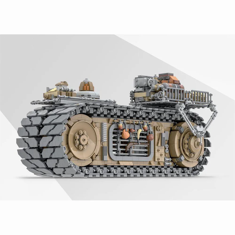 

3786PCS MOC Space Movie DN-25 Transport Vehicle Tank Track Treadable Model Building Block Assembly Boys Collection Toy Gifts