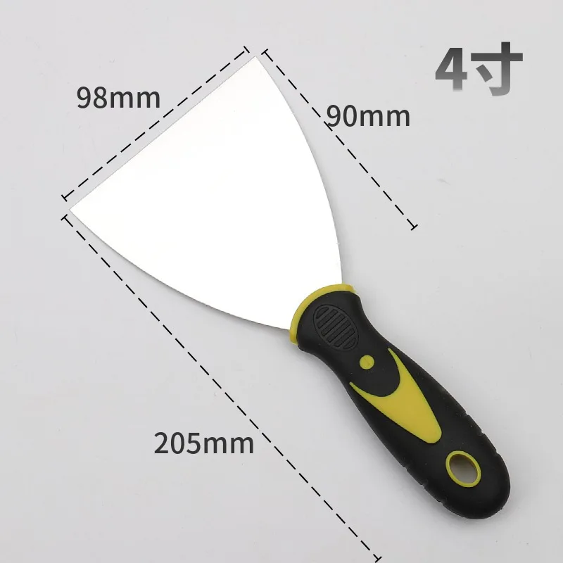 Raspadores prácticos para masilla, cuchillo de pared de acero inoxidable para acabado de paneles de yeso, calcomanías para raspar papel tapiz, 3/4 pulgadas