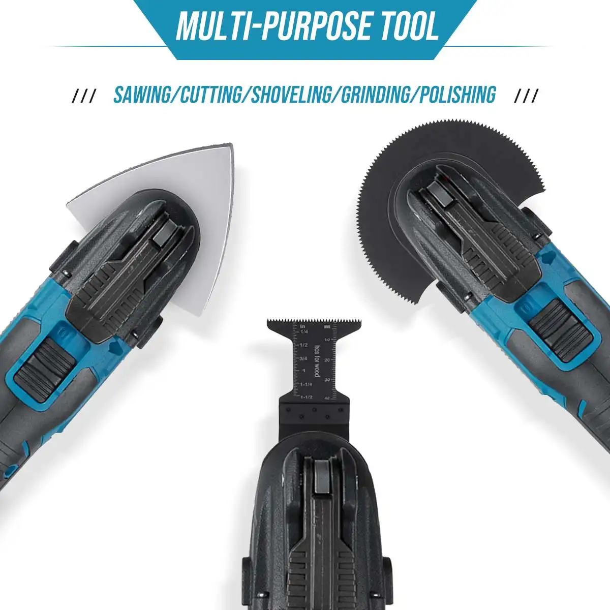 18V Cordless Oscillating Multi Function Tool Electric Saw Trimmer/Shovel/Cutting Machine Woodworking Tool For 18V Battery