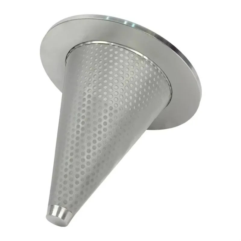 ไส้กรองน้ำมันสแตนเลสแบบกรวย 145*211*208 องศา ไส้กรองไฮดรอลิก สภาพใหม่