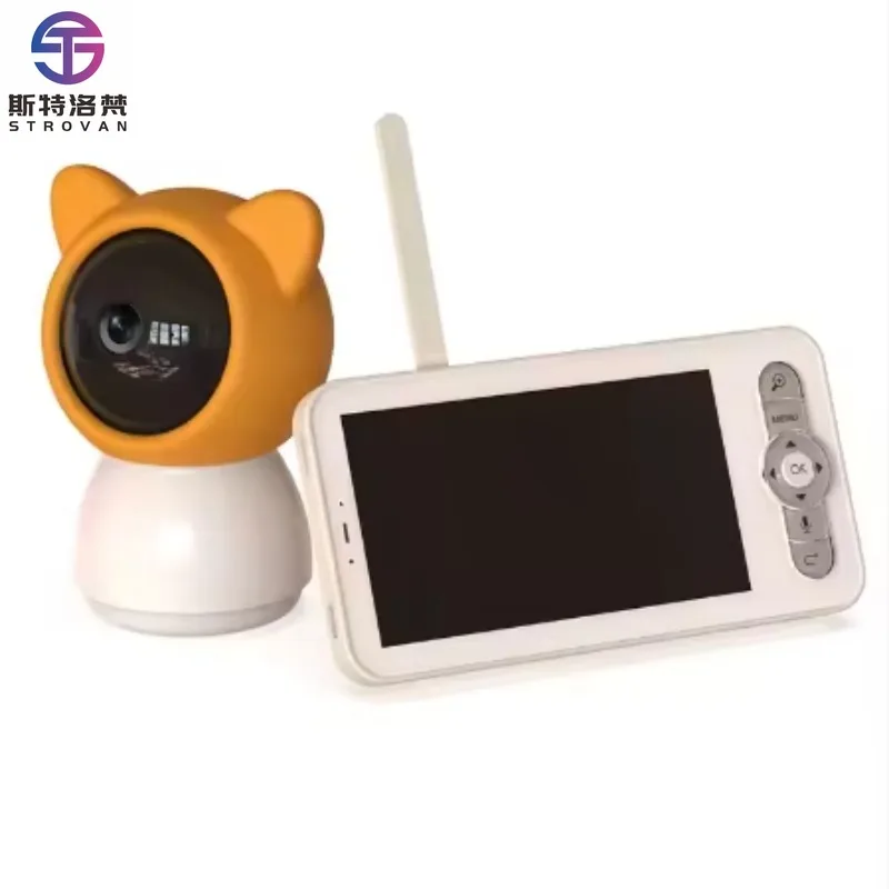 LCD Smart Home Security Audio Baby  Wifi IP Camera Wireless CCTV Camera with Human Auto Tracking Cloud Baby Cry Detect