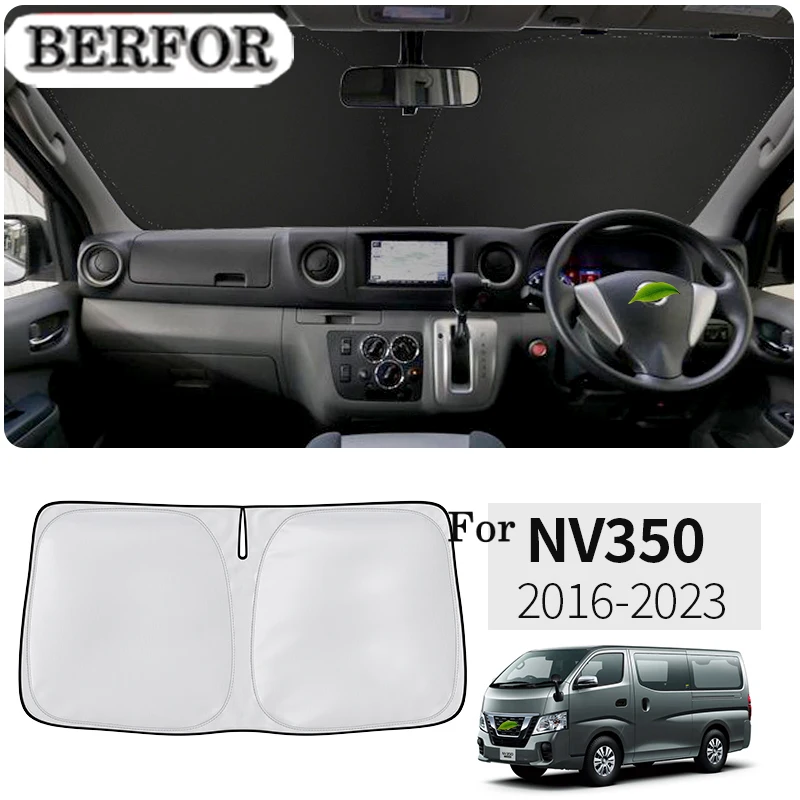 For Nissan NV350 2016-2023 Car Styling Nano-Insulat Windshield Sunshade Front Window Sun Shade Visor Auto Interior Accessories