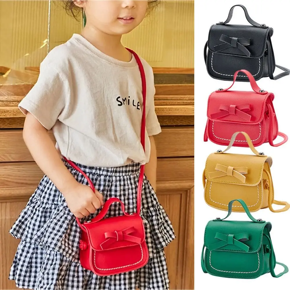 Solid Color Baby Messenger Bags Shoulder Bag Kids Purses and Handbags Small Coin Pouch Toddler Purse Mini Crossbody Bag
