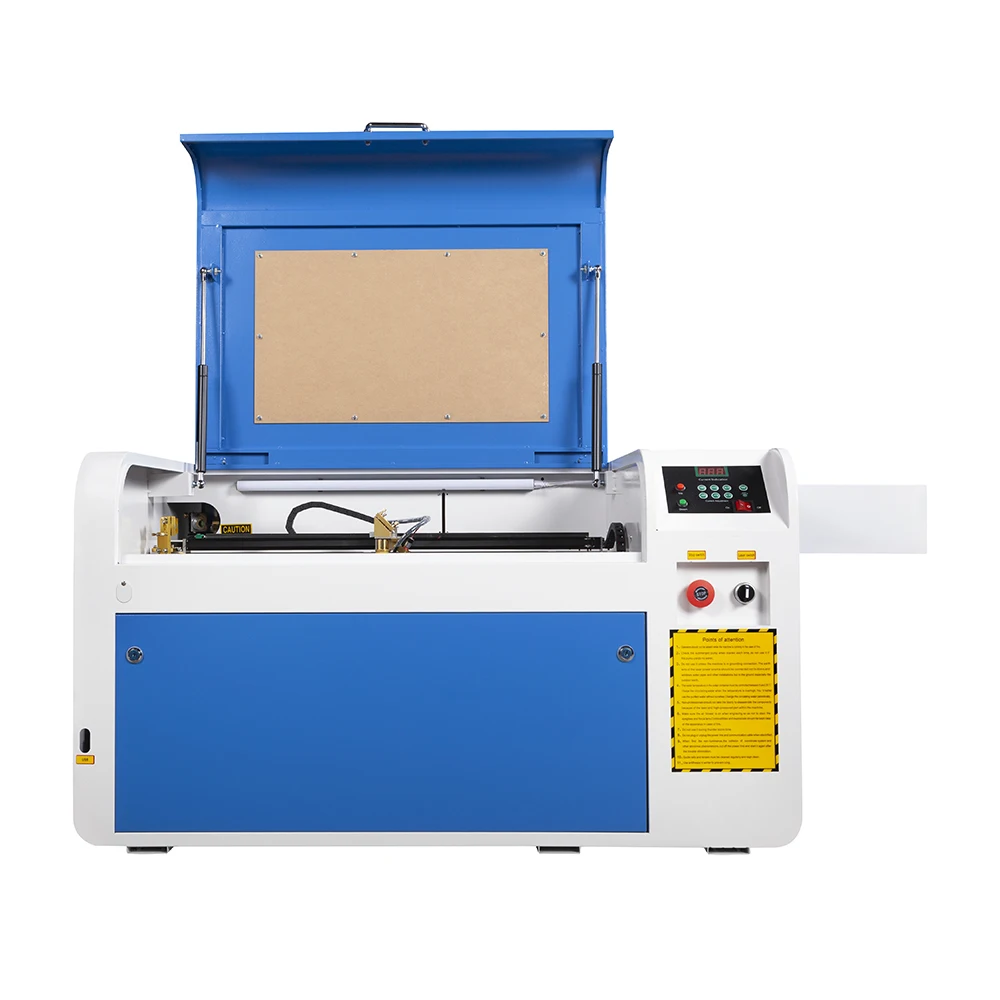 Cnc co2 6040 laser engraving cutting machine for wood leather jewelry plastic shoes stamp laser engraved