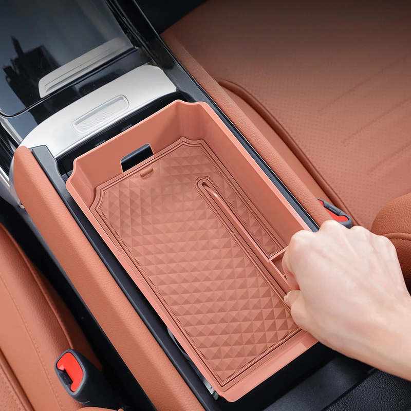 

For Mercedes Benz GLC Class X254 W254 GLC260 GLC300 2023 2024 Car Accessories Central Armrest Storage Box Organizer Tray Holder