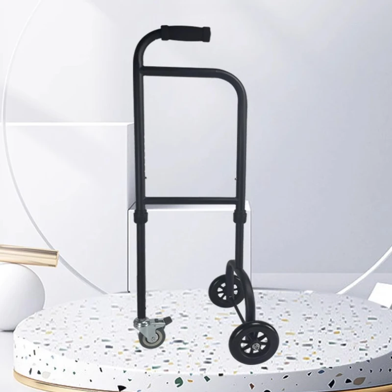 

Rollator Walkers with Wheels for Seniors,350 Lb Capacity Walking Crutch Handrail Frame Lightweight Rolling Walkers for Elderly