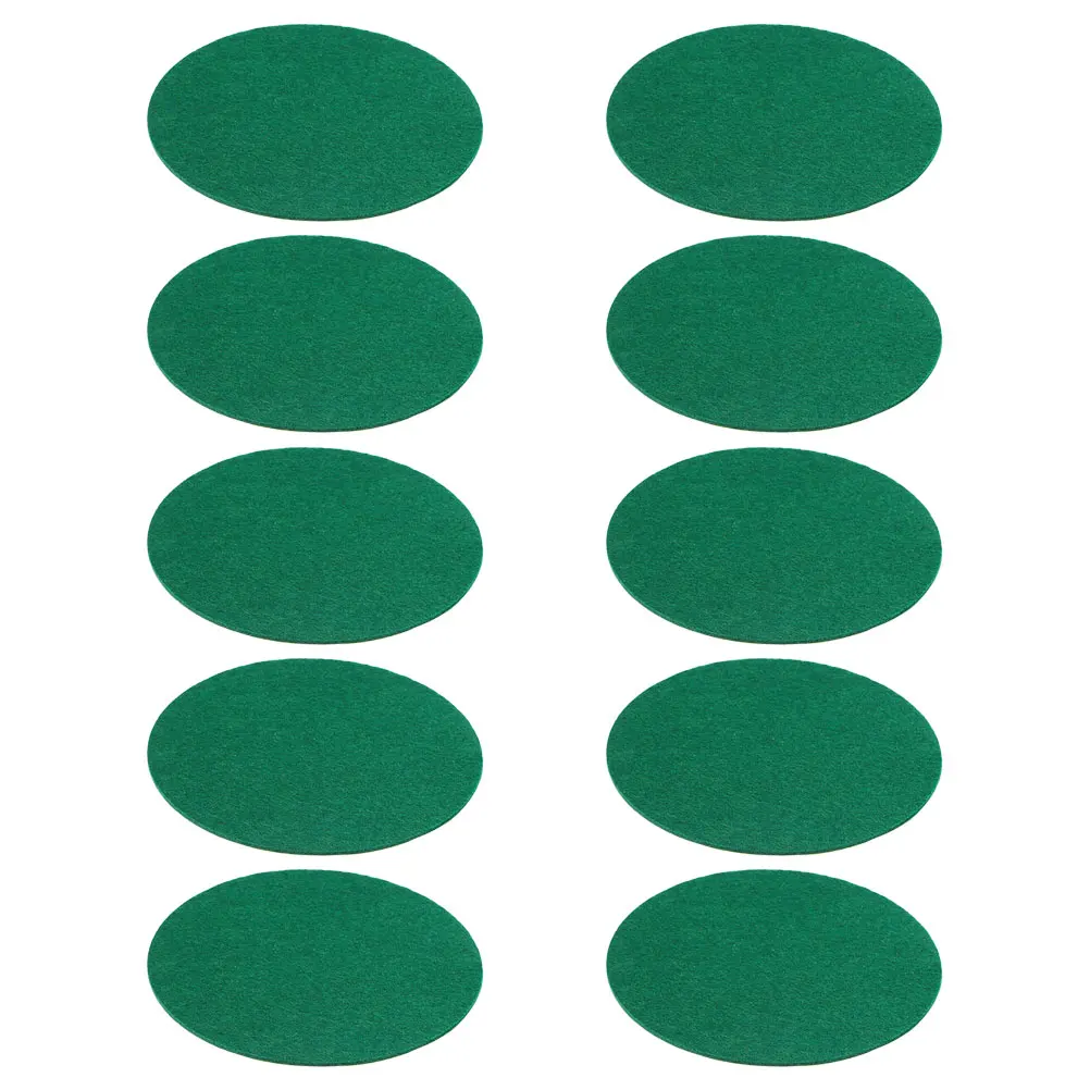 

10pcs Hockey Table Accessories Replacement Mallet Pads Pusher Paddles Durable Felt Enhance Striking Performance Easy for Table
