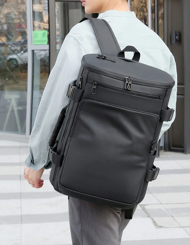 New Business Multi-functional Backpack, Outdoor Travel Backpack, Multi-purpose Large-capacity Single-shoulder Crossbody Bag