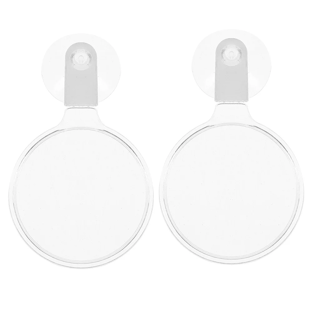 

2Pcs Aquarium Magnifier Small Acrylic Fish Tank Viewer Suction Cup Magnifying Glass for Plant Observation Micro Landscape Ants