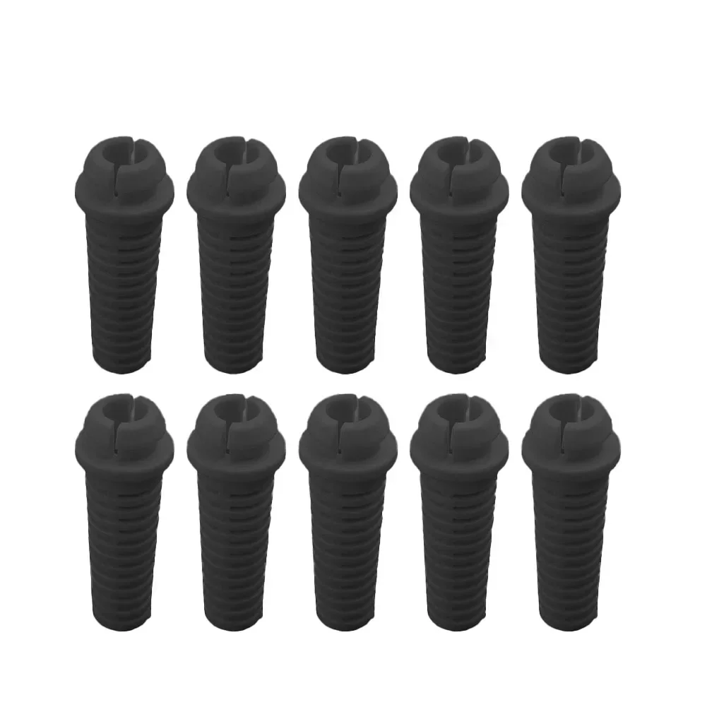 Cord Cord Protector Rubber Cable Sleeve PVC Sheath Rubber Strain Relief Cord Power Tool Cable Sleeves Pack of 10