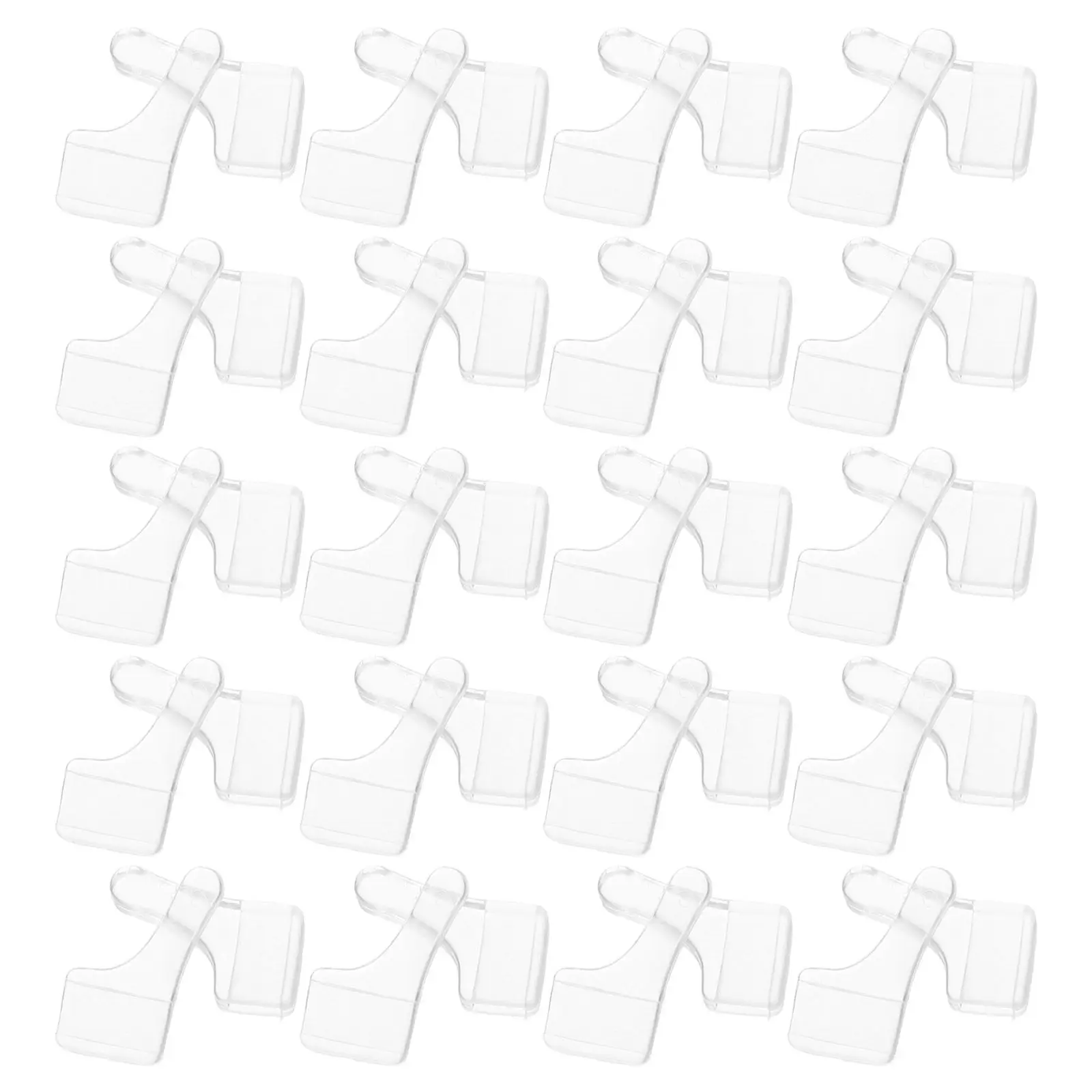 100 Pairs Clear Silicone Eyeglass Ear Hooks – Non-Slip Temple Tips for Glasses & Sunglasses