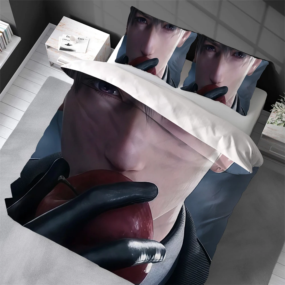 

Комплект постельного белья Love and Deepspace Caleb: пододеяльник, наволочки, простыня. Мягкий хлопок для дома и общежития. Подарок.