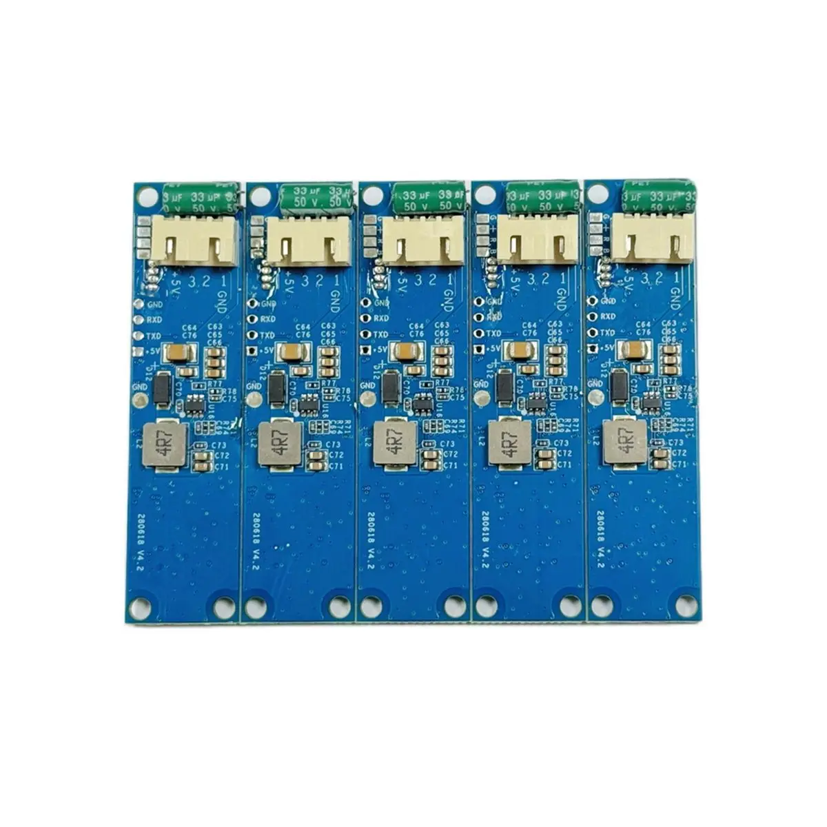 T35C 5PCS 2.4G ISM DMX512 Wireless Controller PCB Module 2 in 1 DMX512 Transmitter Receiver for Stage Light DIY 485EE