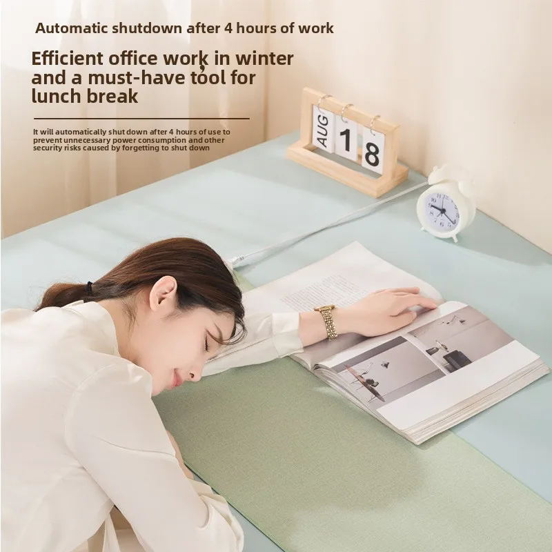 Heating Mouse Pad Office Heating Table Pad Hand Warmer Left Switch Computer TableHeating Mouse Pad