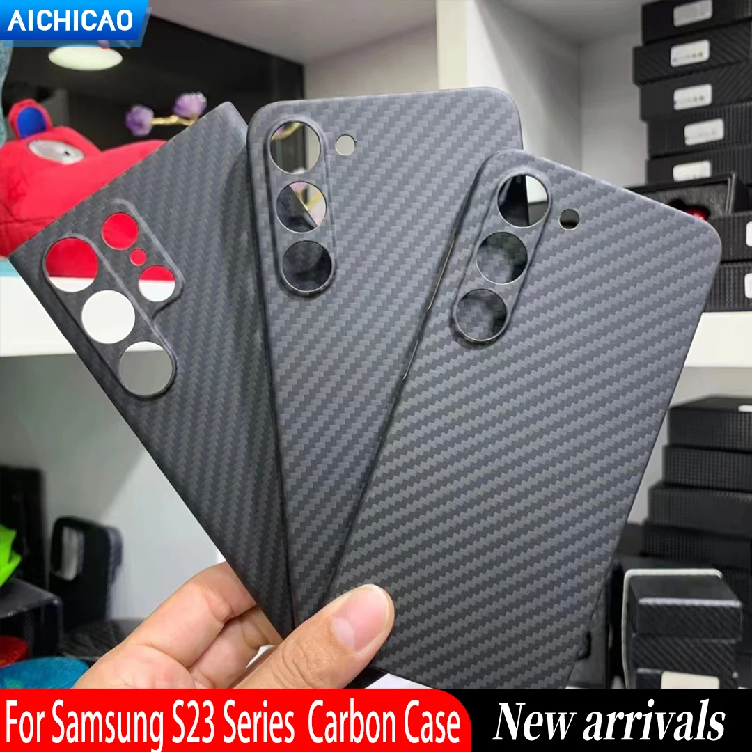 

ACC-Carbon Fiber Phone Case for Samsung Galaxy S23Ultra S24 S24Ultra Aramid Fiber Ultra-Thin anti-drop Z Fold 5 Phone Cover