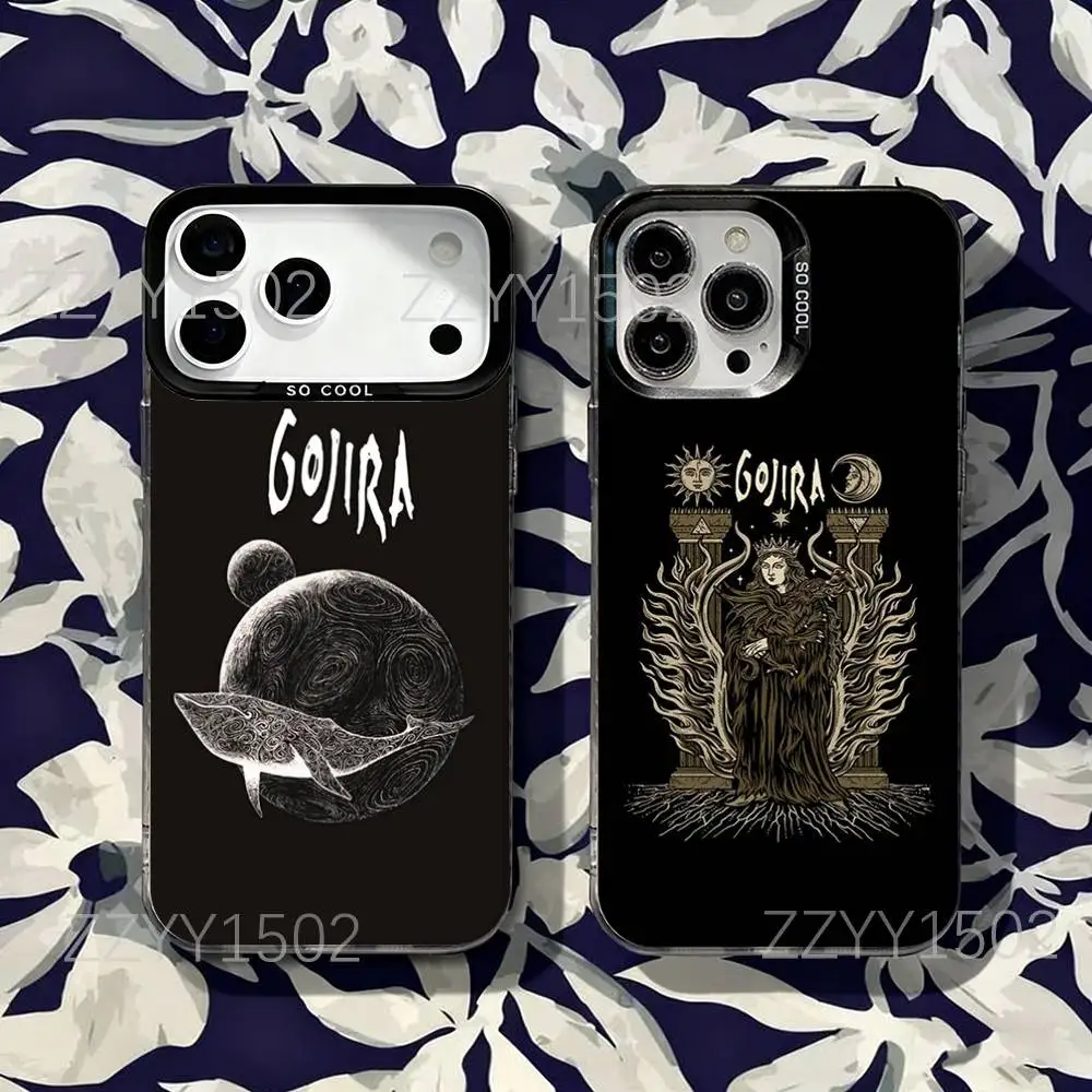 

Band G-GojiraS Mea Culpa Phone Case For iPhone 17,16,15,14,13,12,X,8,Pro,Max,Plus,SE4,Air,Mini HD Black IMD Matte
