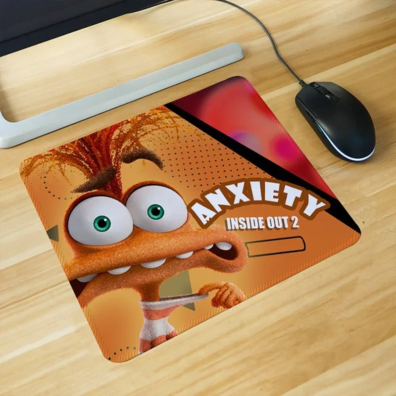 

Disney Inside Out 2 Mouse Pad Joy Sadness Anxiety Animation Movie Peripheral Non-slip Mat Office Game E-sports for Boys Girls