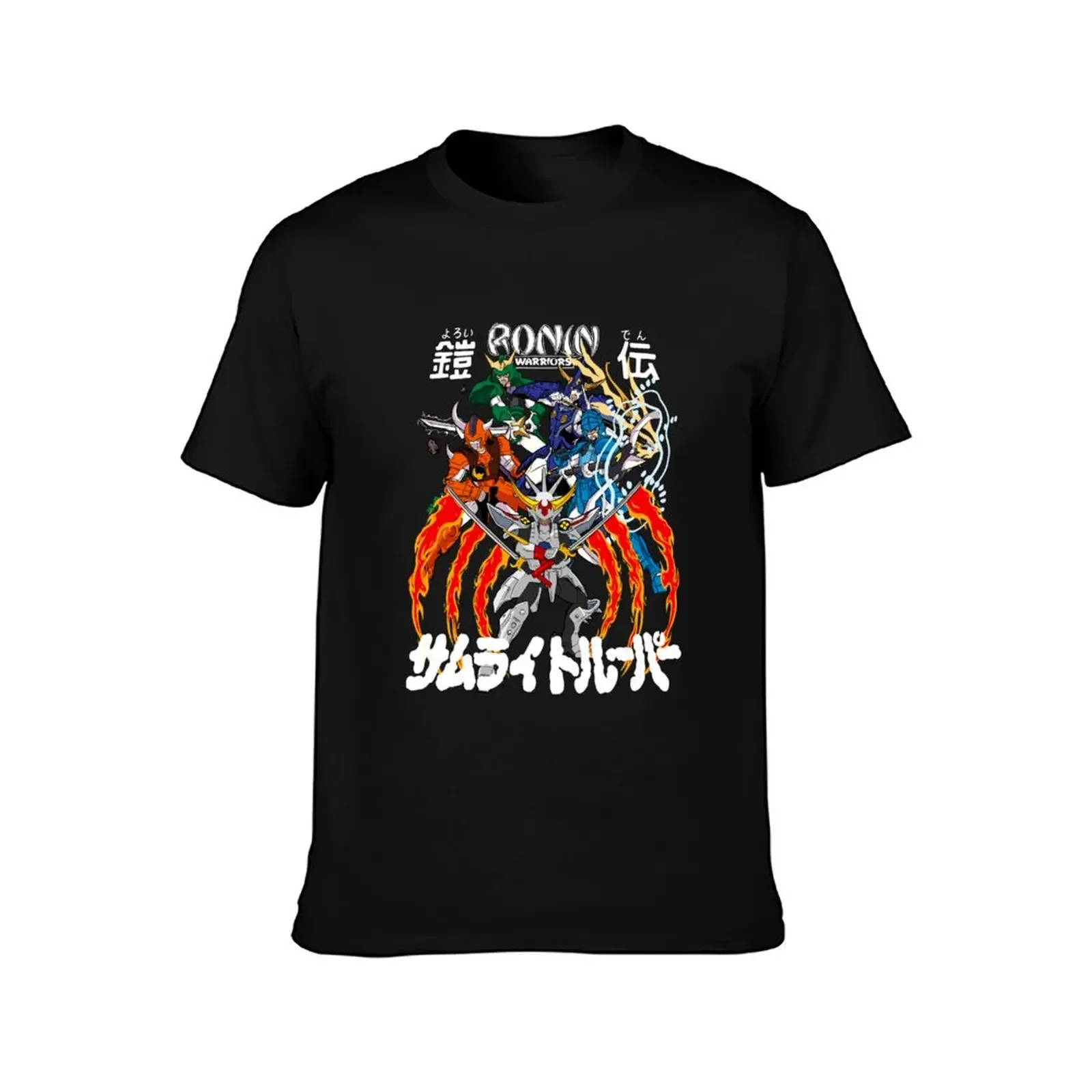 Ronin Warriors T-Shirt sports fans boys whites summer tops Anime t-shirt mens t shirts