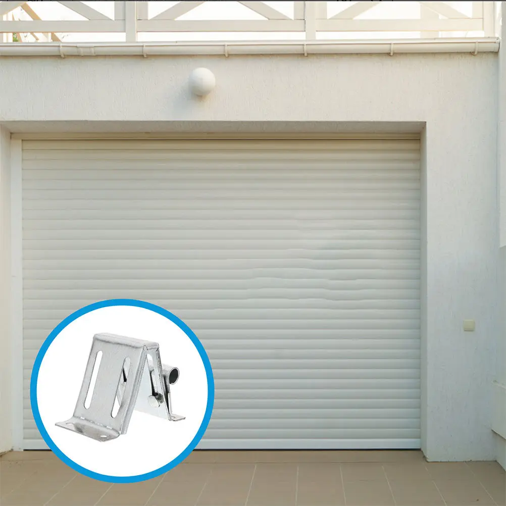 

2 шт. усиленных кронштейнов для гаражных ворот, улучшенная конструкция для стабильности и плавной работы, легко устанавливаемые
