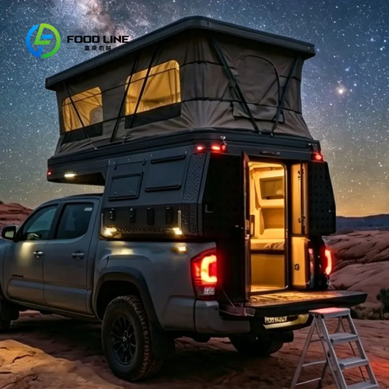 Customized All Season Truck Camper With Heating System For Raptor Pickup Trucks Bulk Order Cheaper Per Unit