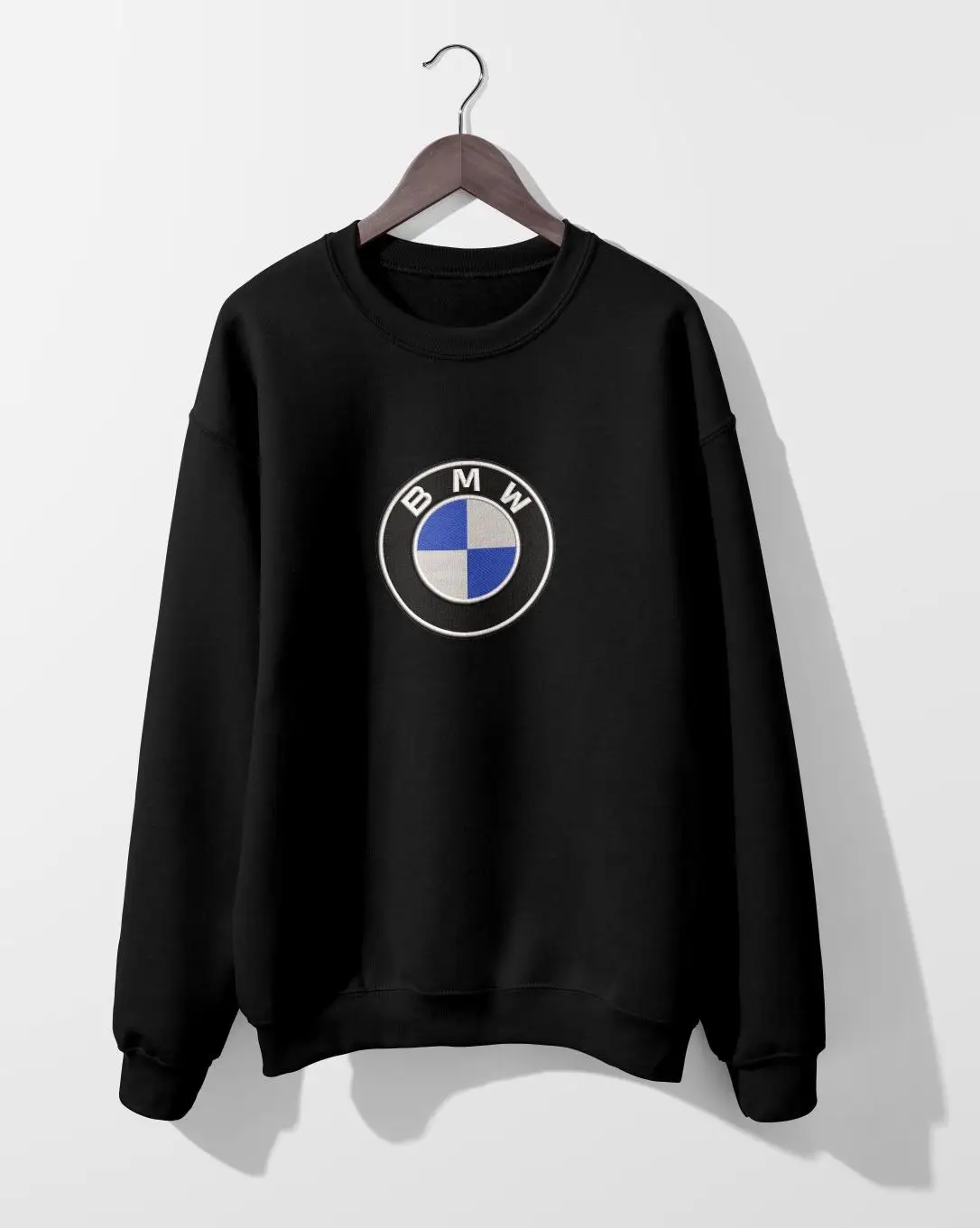 BMW البلوز الكلاسيكية سيارة عاشق هدية مريحة للجنسين Crewneck Motorsport الملابس خمر السيارات المتحمسين السترة