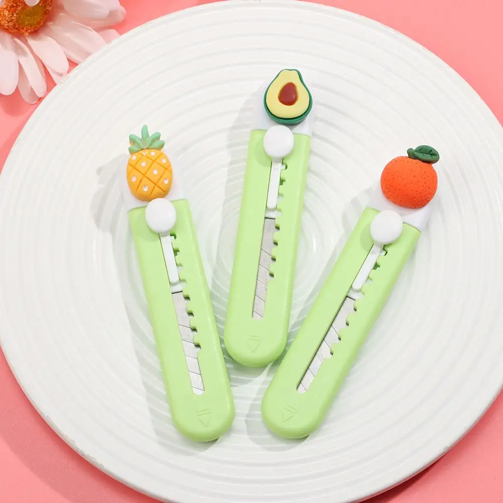 School Office Supplies Mini Portable Letter Envelope Opener Cutter Utility Cutter Cartoon
