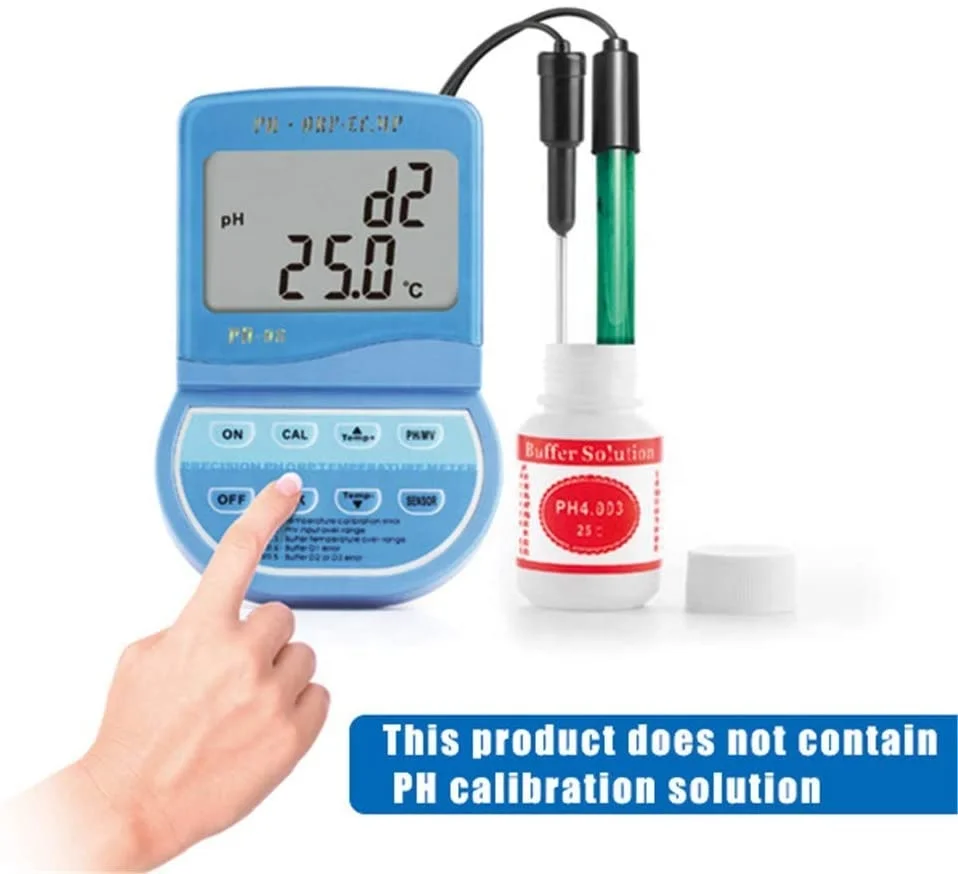 Blue -2.000 ~ 16.000 PH Meter Sensor ATC 0.001 Resolution