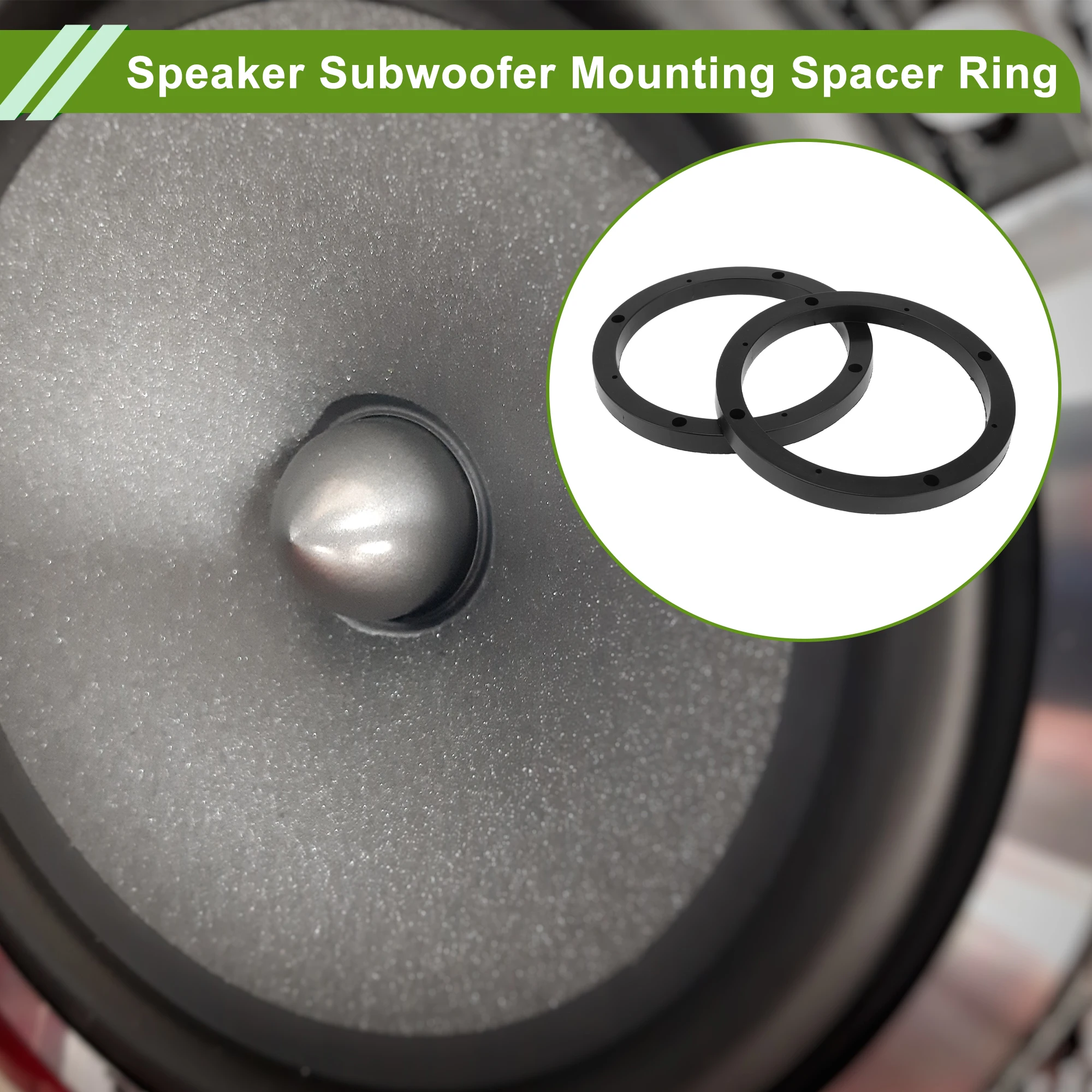 UXCELL Speaker Spacer Ring Tweeter Speaker Spacer Adapter for 6.5