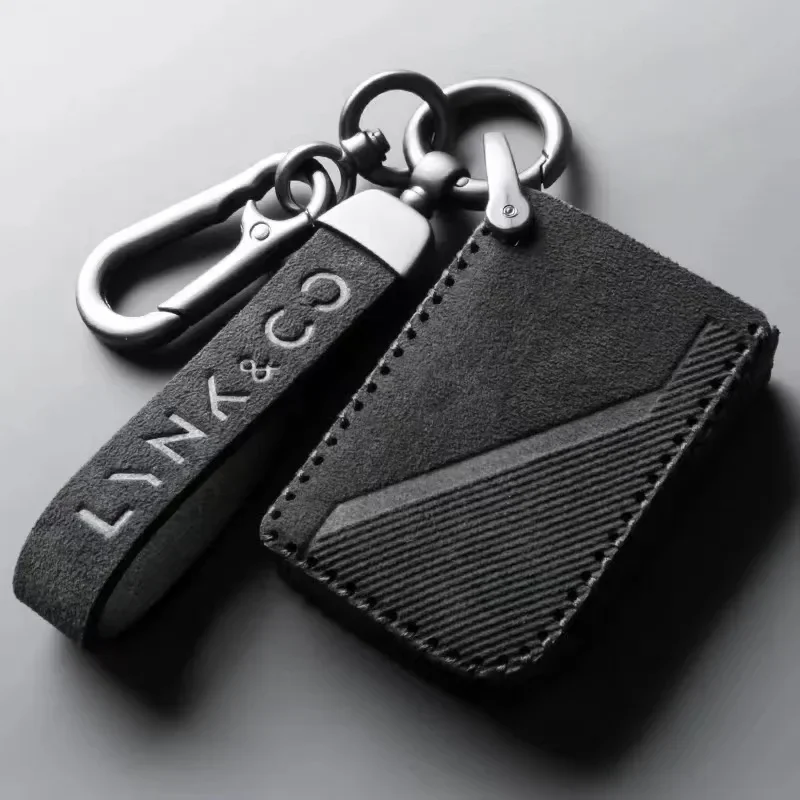 

Для Lynk & Co 2023, 01 05 06 09, специальная сумка для ключей, декоративный защитный чехол с откидным мехом, высококачественный материал с пряжкой