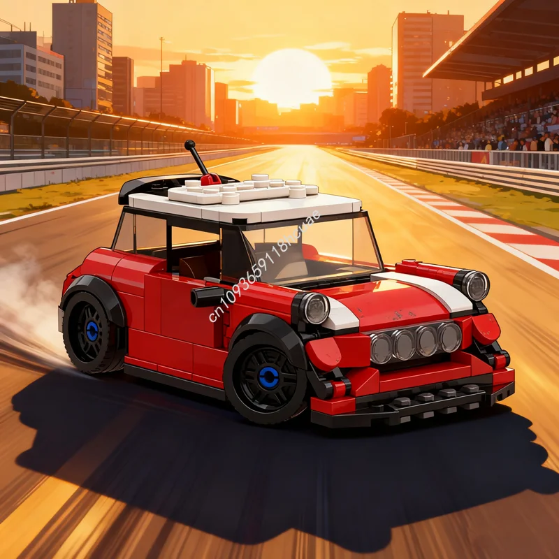 

245 шт. MOC Mini Cooper City Champions Модель Строительные блоки Строительная сборка игрушки DIY Творческая идея Рождественский подарок Кирпич