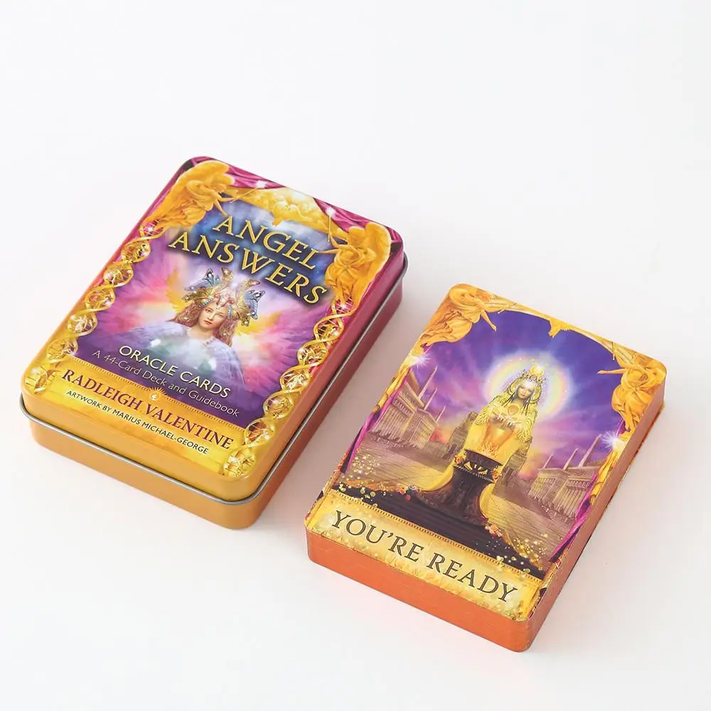 10*6 cm Angel Answer Oracle Tarot in A Tin