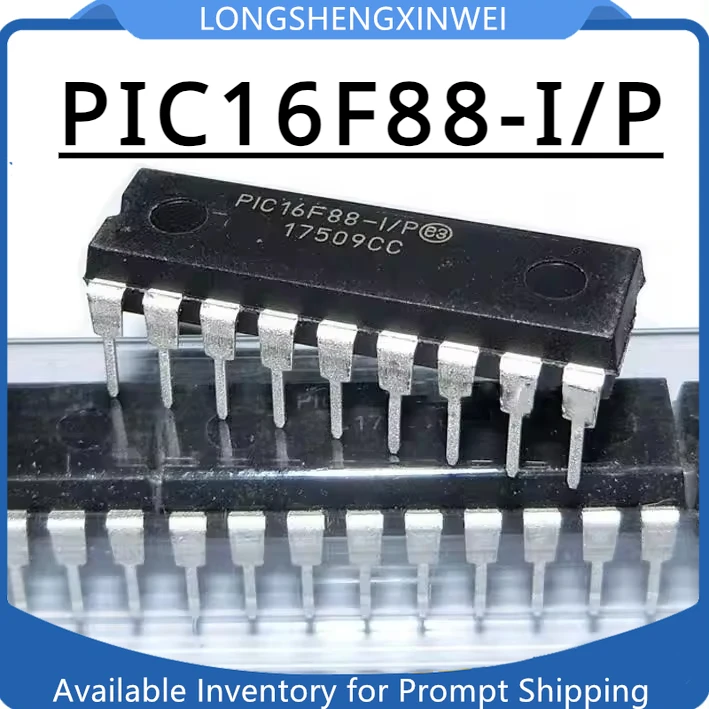 1PCS PIC16F88 PIC16F88-I/P Direct Insert DIP-18 Micro-core Controller MCU Single Chip Computer Spot