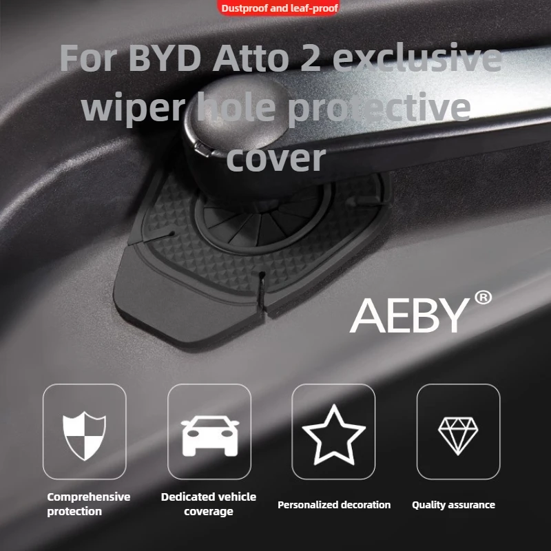 

AEBY For BYD Atto 2 Smart Driving Edition 2024-2025 Silicone Dust Cap for Windshield Washer,Dust & Bug Proof Silicone Cap