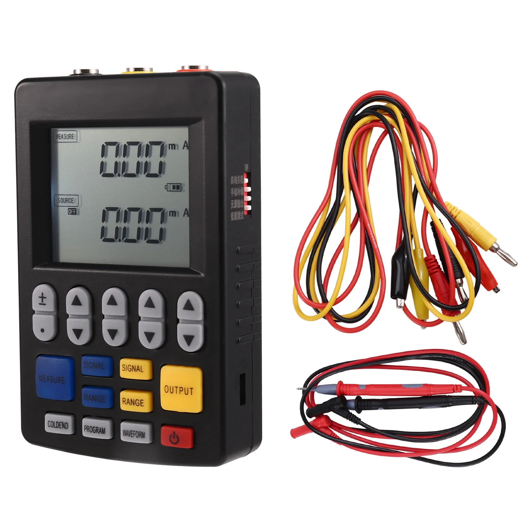 ABFA Multifunction Signal Generator 4-20Ma Current Voltage Temperature RTD Thermocouple Signal Source Handheld Calibrator