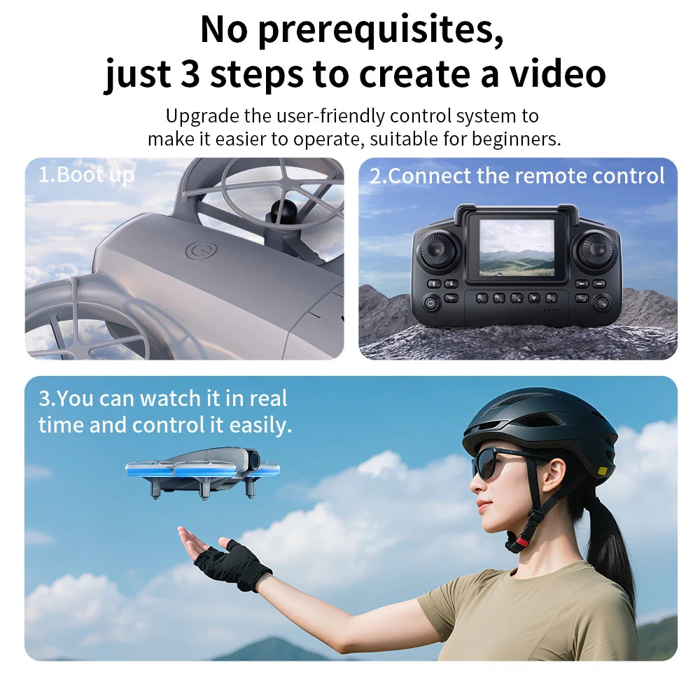 Drone Xiaomi E69 com Câmera HD 8K