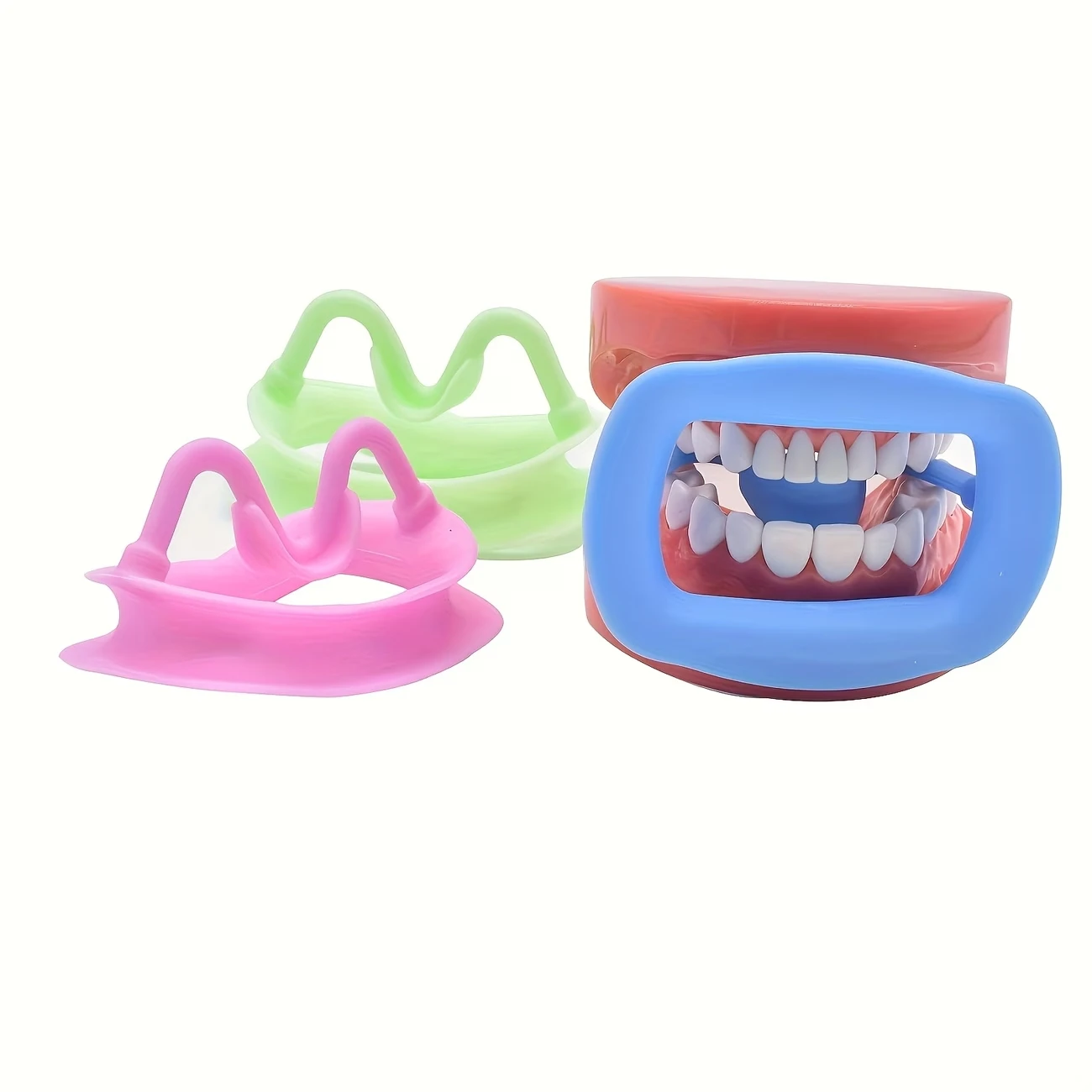 Silikon-Munddilatatoren, Dentaler Wangenhalter für Zahnaufhellung, Wiederverwendbarer Intraoraler Lippenhalter (Mehrfarbig) – Detail 2