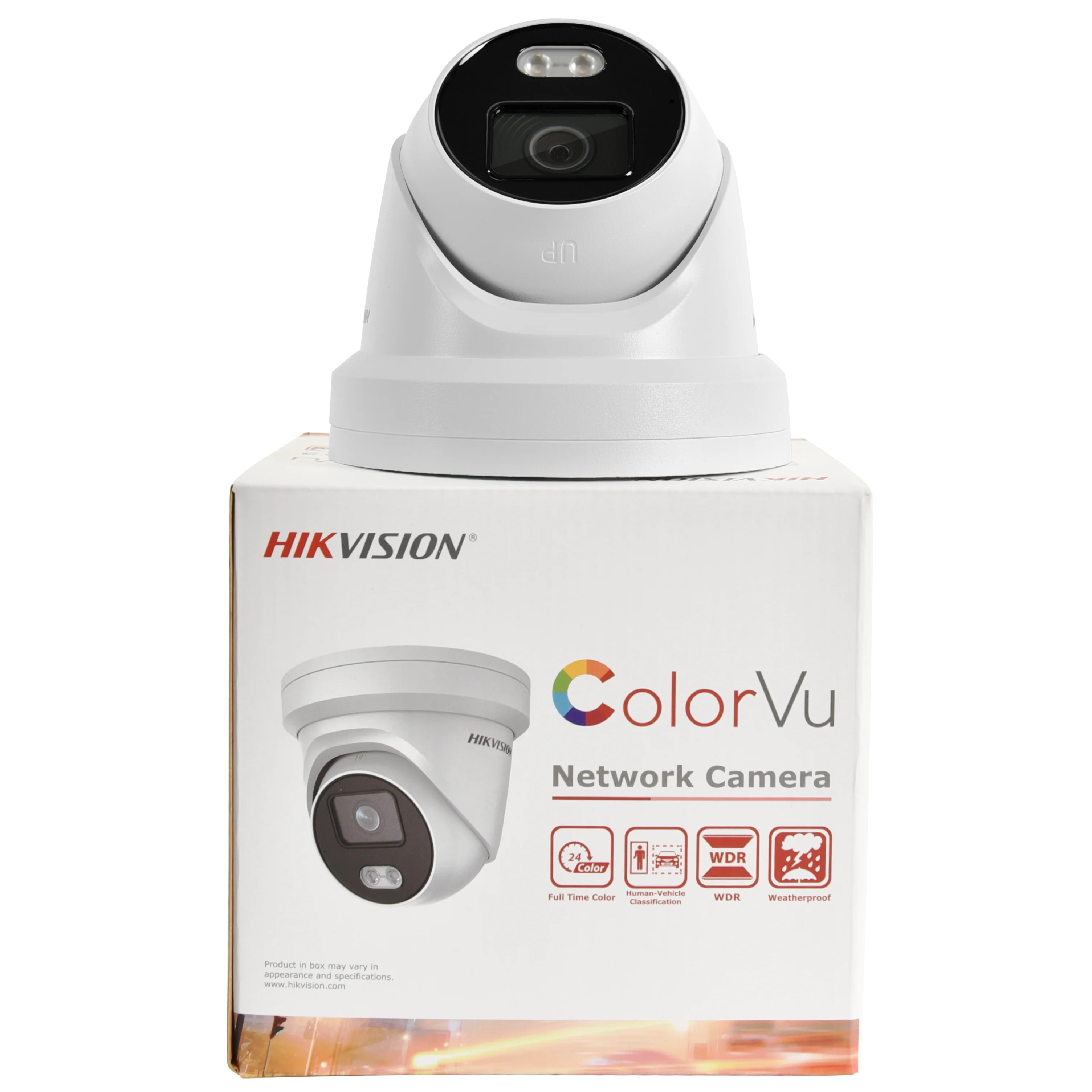 Original Hikvision DS-2CD2347G2-LU 4MP AcuSense Colorvu Night Vision IP Camera POE H.265+ Built-in Mic Turret Network Camera