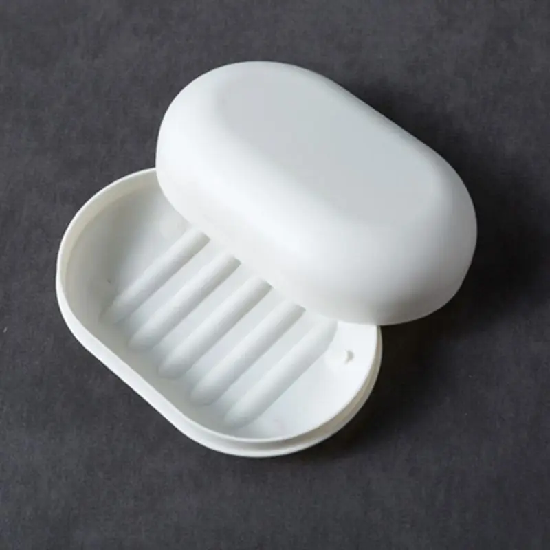 Caja jabón viaje, contenedor portátil para acampar, soporte para jabón para senderismo, plato para estuche