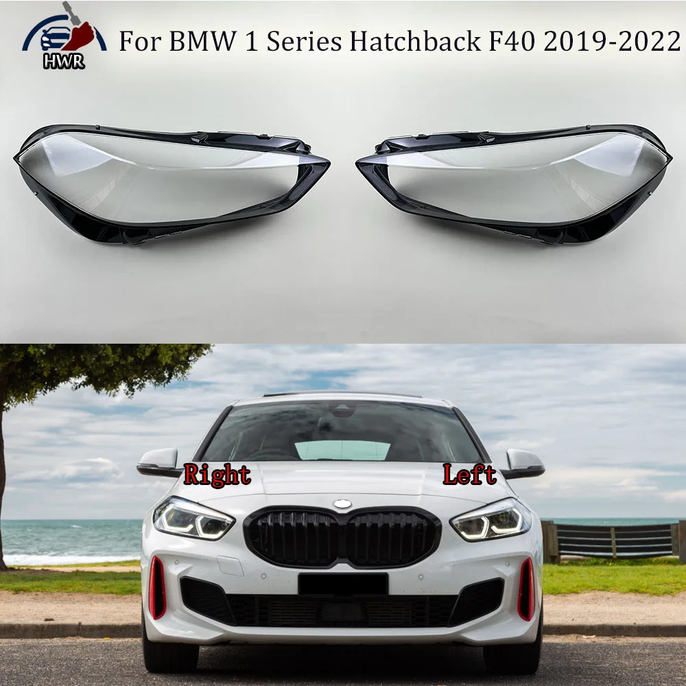 

Headlight Cover Lamp Shade Transparent Lampshade Headlamp Shell Lens Plexiglass For BMW 1 Series Hatchback F40 2019-2022