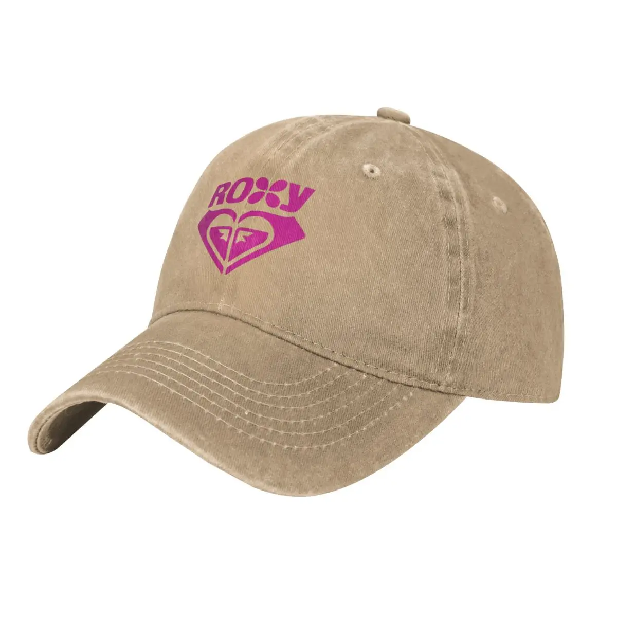 Roxy Best-Selling Adult Denim Baseball Cap - Premium Distressed Style