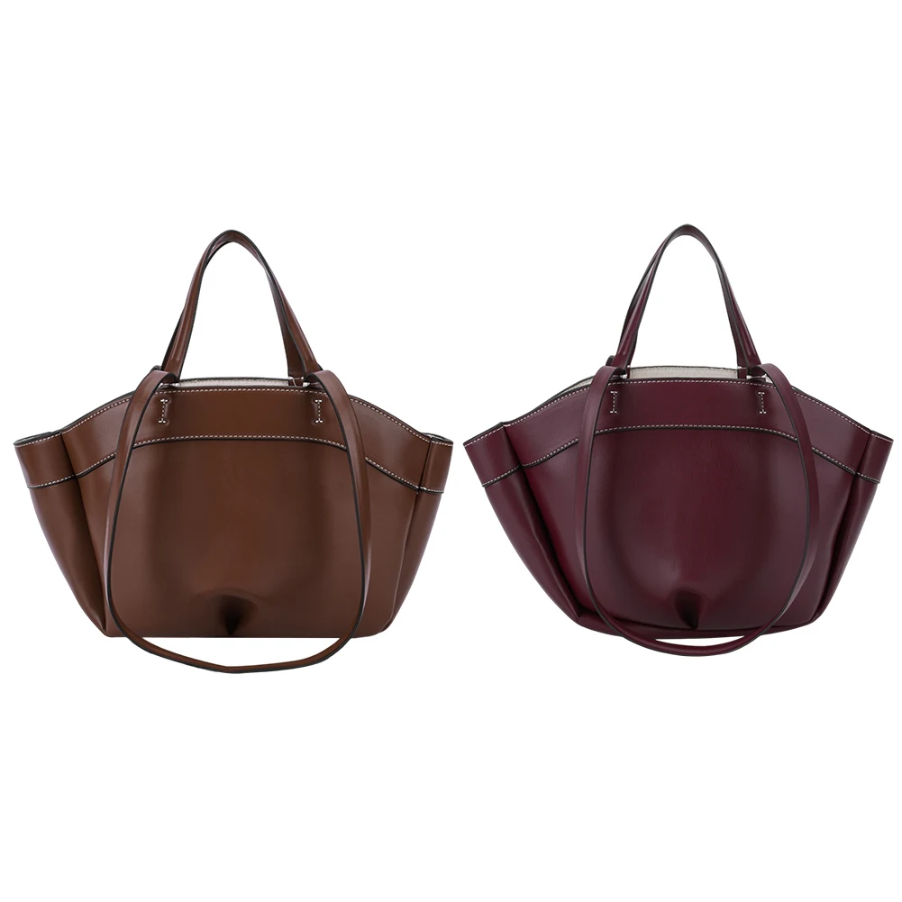 

Tote Bag for Women Large Capacity Shoulder Bag PU Leather Commuting Bag Shopping Travel Bag