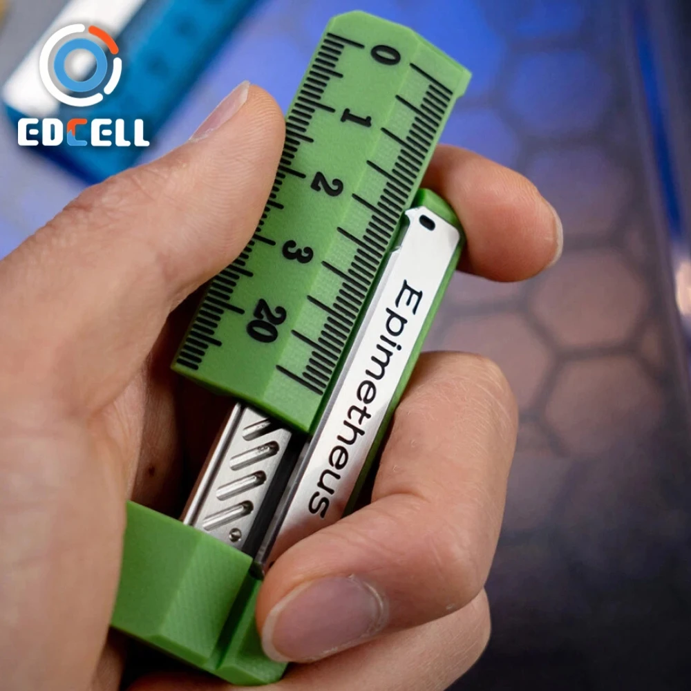 EDCELL & ROGUE EDC G10 Ruler Fidget Slider Push Slider Stress Relief Toy Multi-function Tool Original Anxiety Relief Gadgets