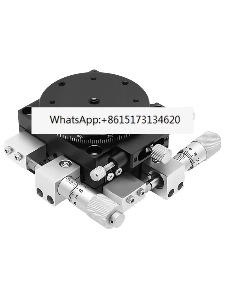 XYR axis displacement platform LS60/40/90/100/125 three-axis precision rotary optical fine-tuning mobile slide