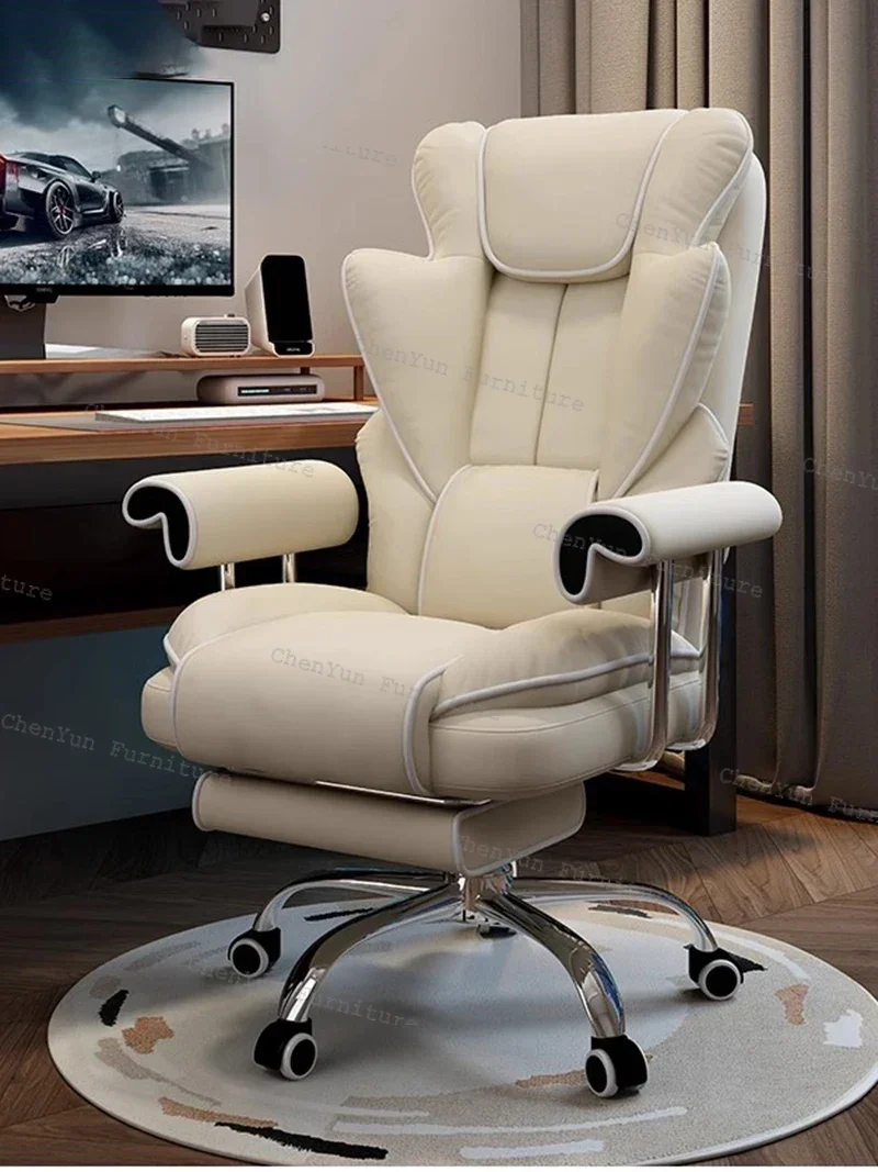 

Sedentary Comfort Office Chair Lazy Recliner Mobile Gaming Chair Boss Home Vanity Silla De Escritorio Office Furniture