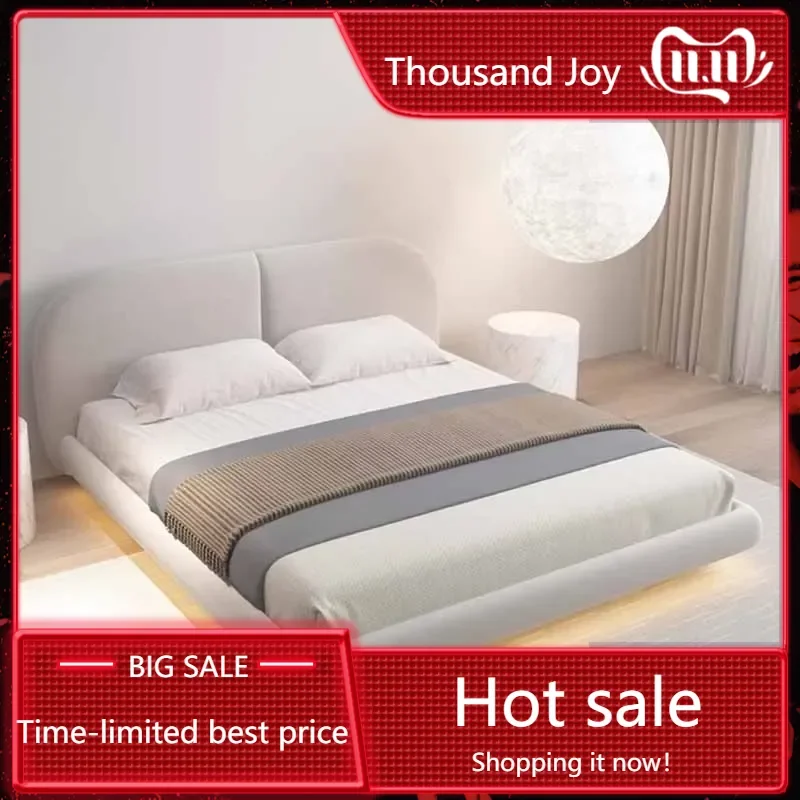 

Modern White Double Bed Designer Simple Loft Design Queen Double Bed Home Wood Sleeping Letto Matrimoniale Furniture For Bedroom