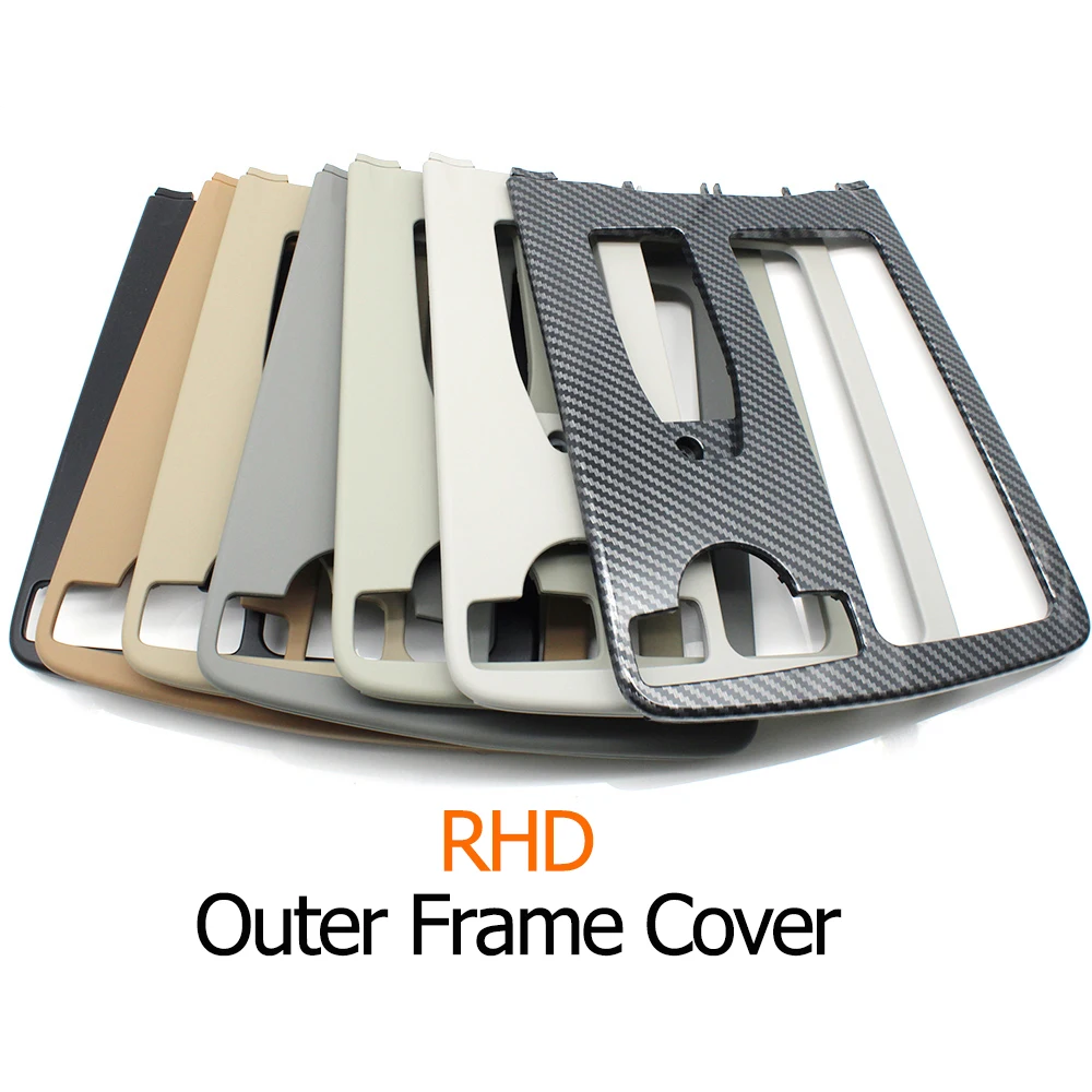 RHD Car Central Armrest Drink Cup Holder Outer Frame Cover For Mercedes Benz W204 C E Class C180 C200 C220 W207 W212 E260 E300